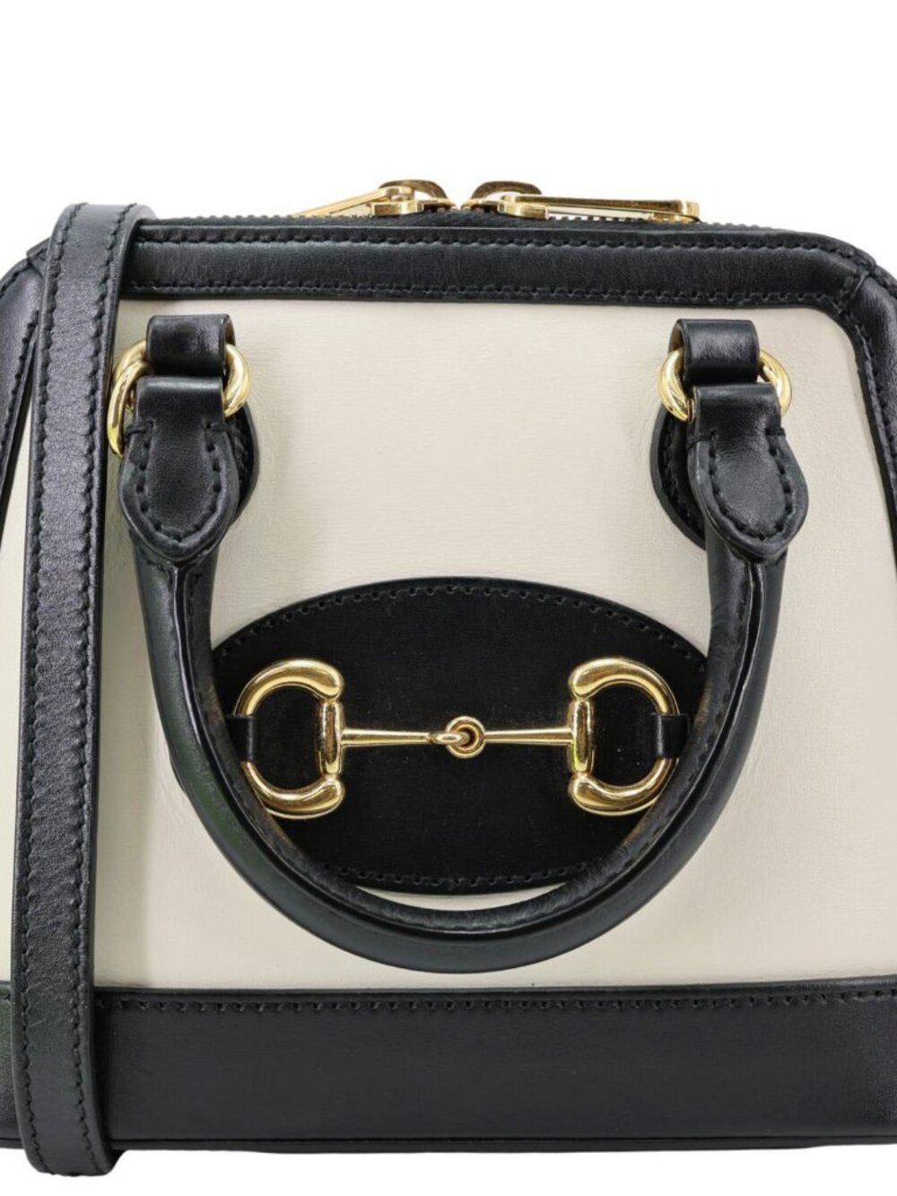Gucci Horsebit 1955 Mini Leather Crossbody Bag Black 640716